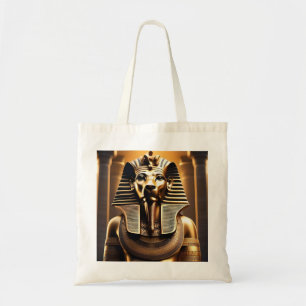 **"Royal Roar: The Golden Pharaoh Lion"*** Tragetasche