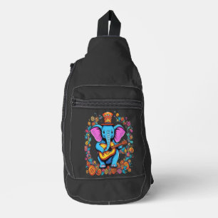 Royal Rockstar Elephant Crossbody Bag
