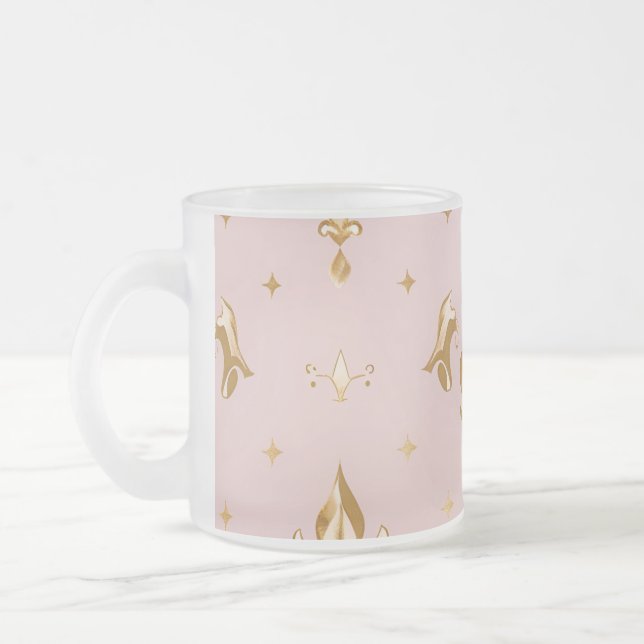 Royal Rose Glass Tumbler Mattglastasse (Links)