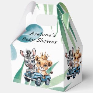 Royal Safari Ride Boy Baby Duschgeschenk Geschenkschachtel