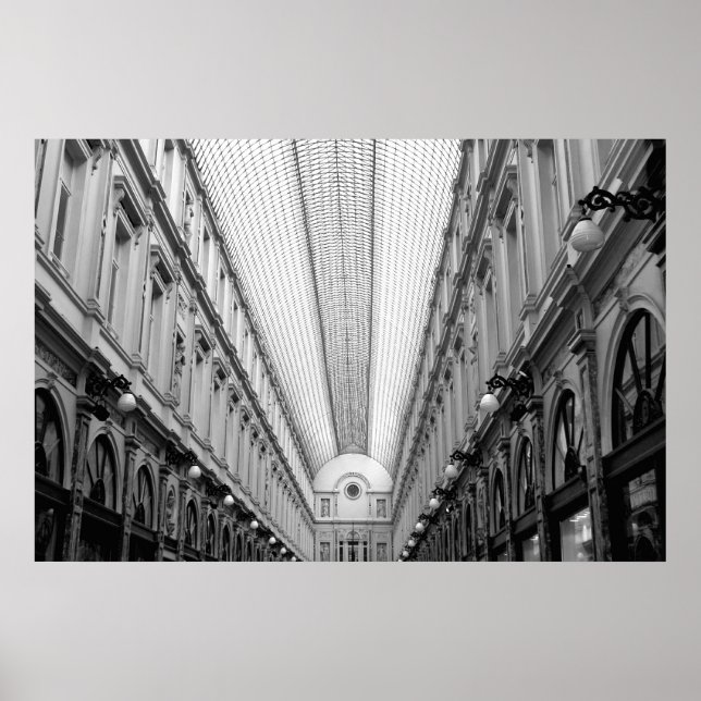 Royal Saint Hubert Galleries, Brüssel, Belgien Poster (Vorne)