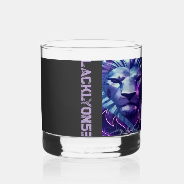 Royal schwarz Lyon 53 T-Shirt Whiskyglas (Rückseite)