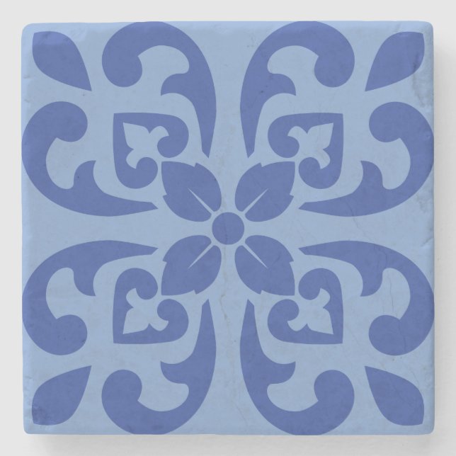 Royal Scroll Blossom Untersetzer (Vorderseite)