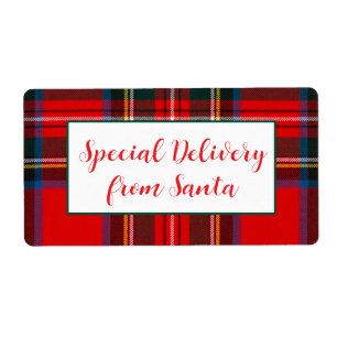 Royal Stewart Christmas Kariert Santa PERSONALIZE
