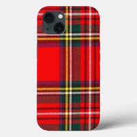 Royal Stewart Clan Tartan Kariert