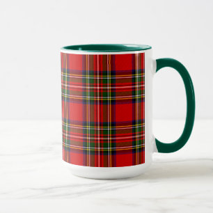 Royal Stewart Clan Tartan Kariert Tasse