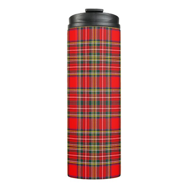 Royal Stewart Clan Tartan Kariert Thermosbecher (Vorderseite)
