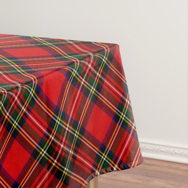 Royal Stewart Clan Tartan Kariert Tischdecke (Beispiel)