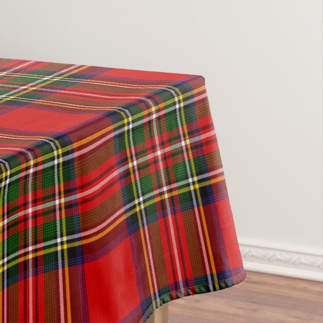 Royal Stewart Clan Tartan Kariert Tischdecke (Beispiel)