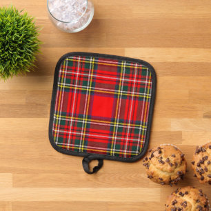 Royal Stewart Clan Tartan Kariert Topflappen
