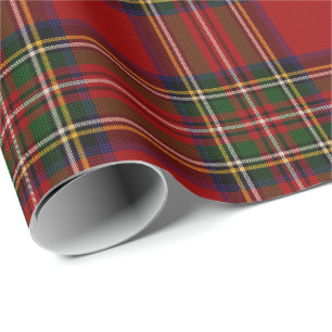 Royal Stewart Clan Tartan Karo  Geschenkpapier