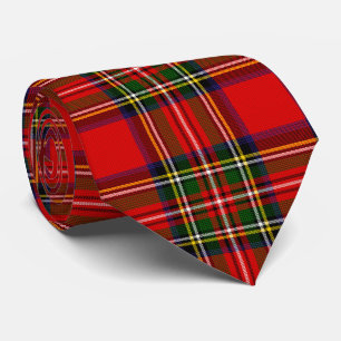 Royal Stewart Clan Tartan Karo Krawatte