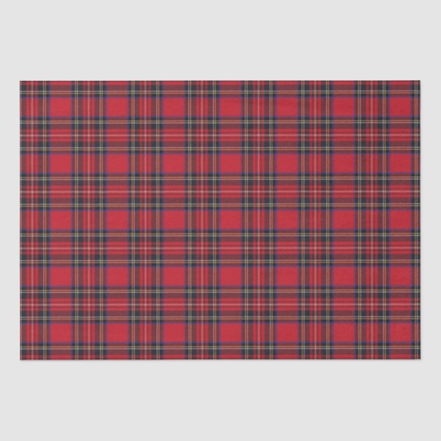 Royal Stewart Clan Tartan Seidenpapier (Vorderseite)