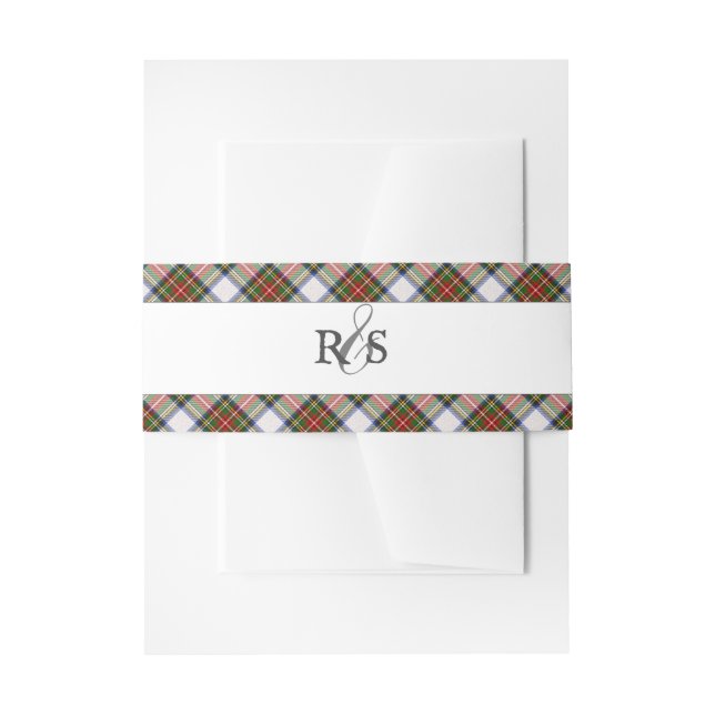 Royal Stewart Dress Clan Tartan Scottish Kariert Einladungsbanderole (Vorderseite Beispiel)