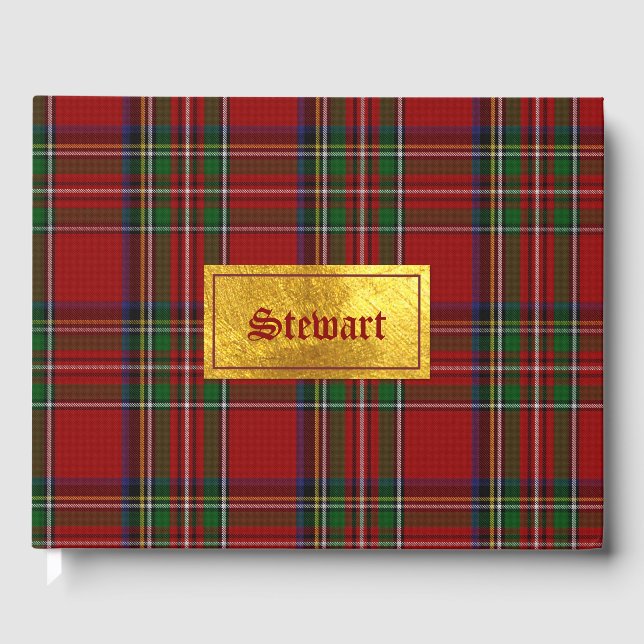 Royal Stewart Kariert Gästebuch (Vorderseite)