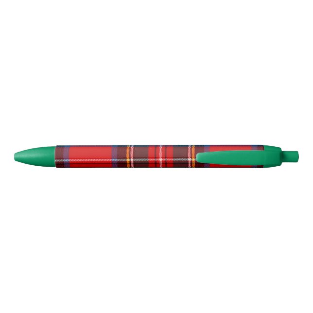Royal Stewart Red Kariert Green Kugelschreiber (Rückseite)