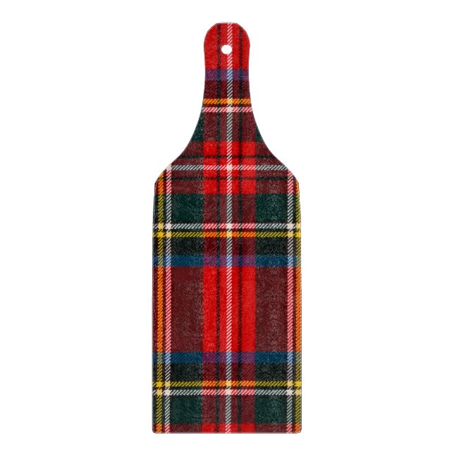 Royal Stewart Red Plaid Schneidebrett (Vorderseite)