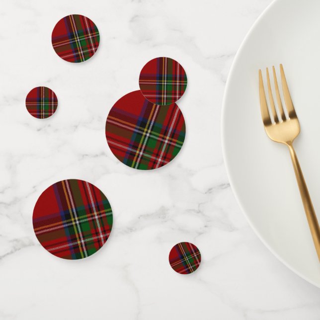 Royal Stewart Scottish Wedding Confetti Konfetti (Gruppe)