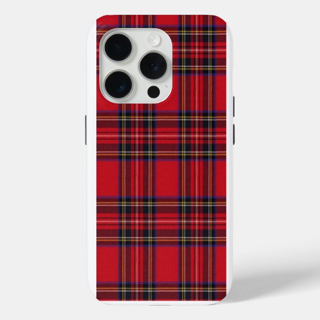 Royal Stewart Tartan Case-Mate iPhone Hülle (Rückseite)