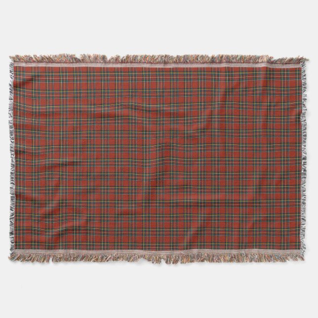 Royal Stewart Tartan Classic Red Kariert Decke (Vorderseite)