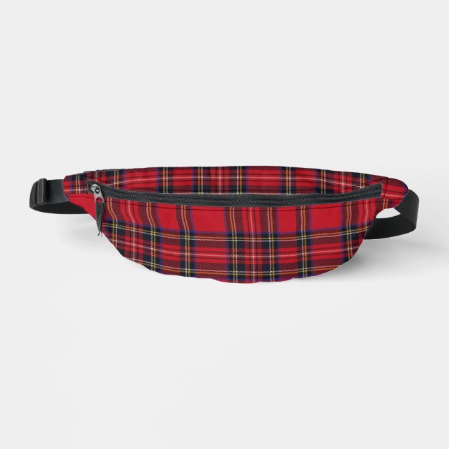 Royal Stewart tartan kariert Print Cut Sew Bag Bauchtasche (Vorderseite)