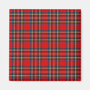 Royal Stewart Tartan Kariertes schottisches Muster Magnet