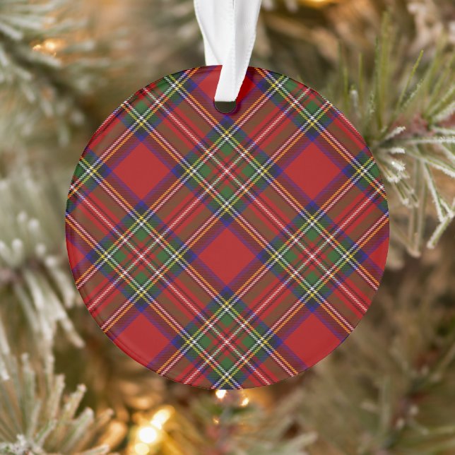 Royal Stewart Tartan Plaid Scottish Motif (Arbre)
