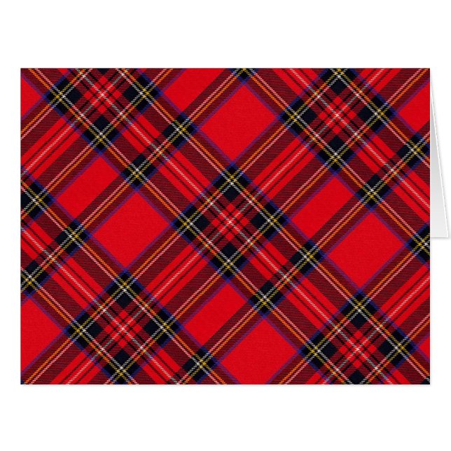 Royal Stewart tartan Red kariert (Vorderseite (Horizontal))