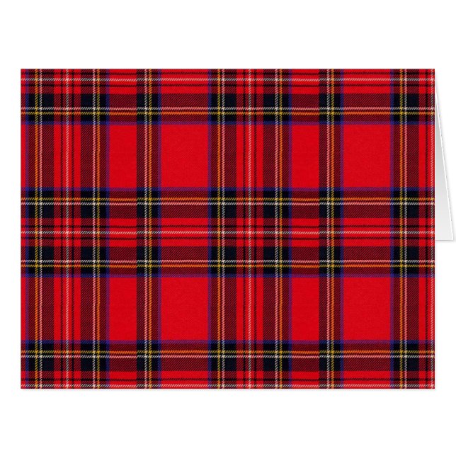 Royal Stewart tartan Red kariert (Vorderseite (Horizontal))