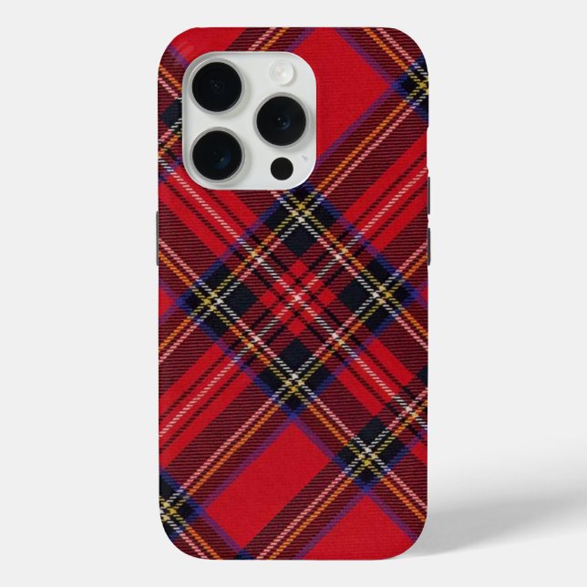 Royal Stewart tartan Red kariert Case-Mate iPhone Hülle (Rückseite)