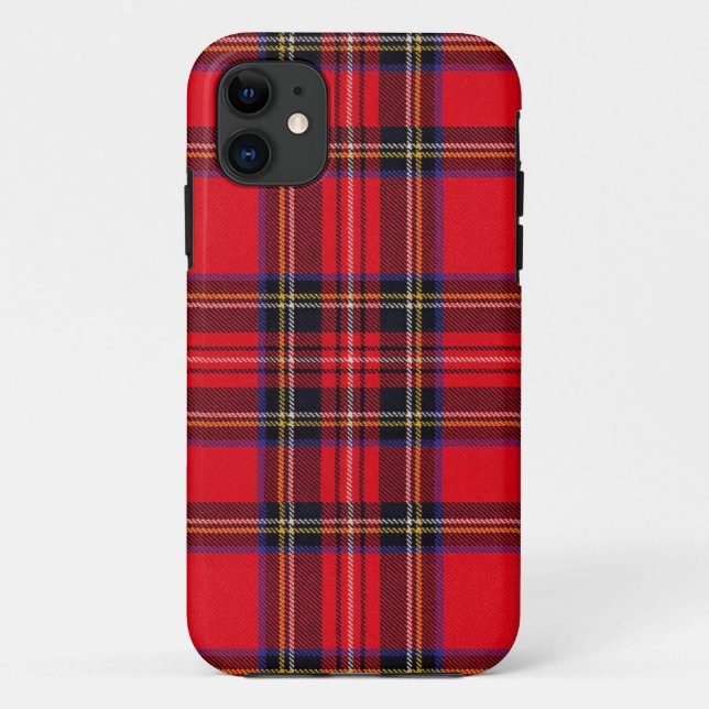 Royal Stewart tartan Red kariert Case-Mate iPhone Hülle (Rückseite)