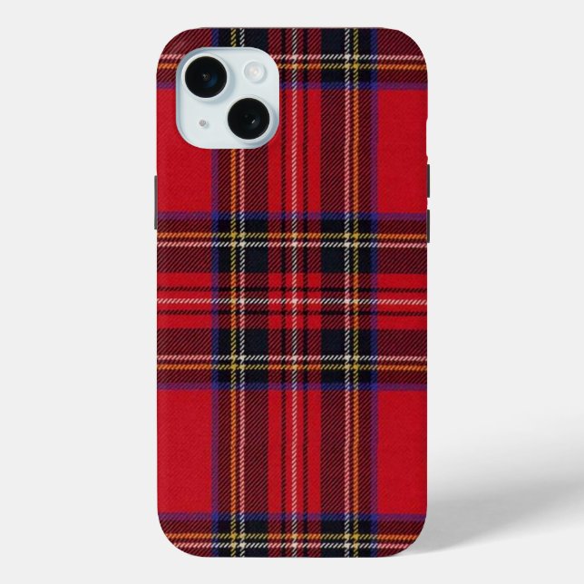 Royal Stewart tartan Red kariert Case-Mate iPhone Hülle (Rückseite)