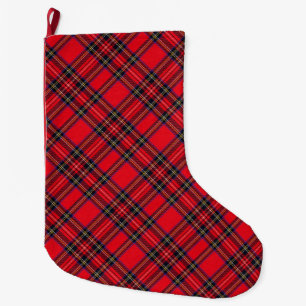 Royal Stewart tartan Red kariert Großer Weihnachtsstrumpf