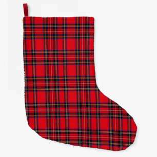 Royal Stewart tartan Red kariert Großer Weihnachtsstrumpf