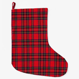 Royal Stewart tartan Red kariert Großer Weihnachtsstrumpf