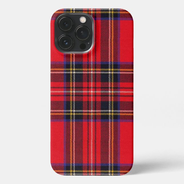 Royal Stewart tartan Red kariert iPhone 13 Pro Max Hülle (Rückseite)
