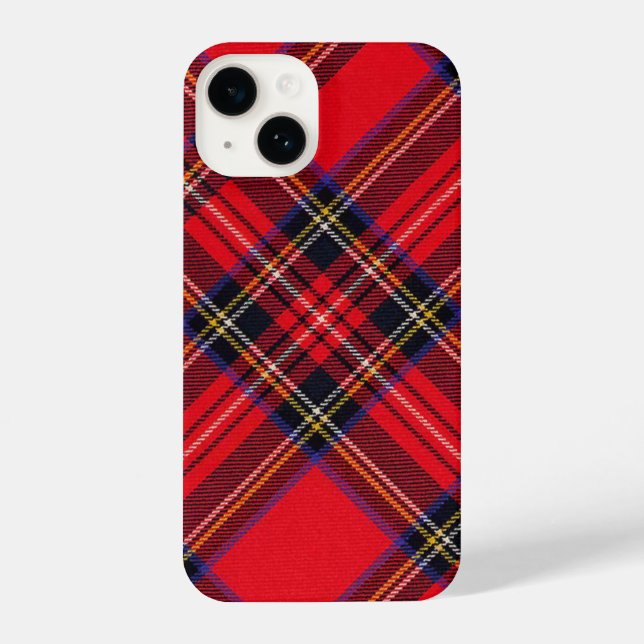 Royal Stewart tartan Red kariert iPhone 14 Hülle (Rückseite)
