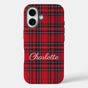 Royal Stewart Tartan Red Kariert iPhone 16 Hülle