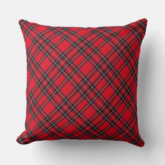 Royal Stewart tartan Red kariert Kissen (Vorderseite)