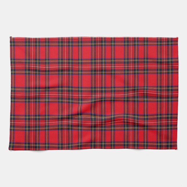 Royal Stewart tartan Red kariert Küchentuch (Horizontal)