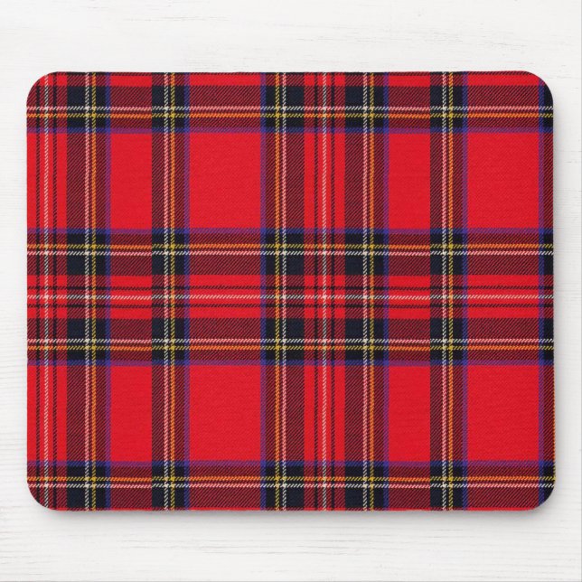 Royal Stewart tartan Red kariert Mousepad (Vorne)