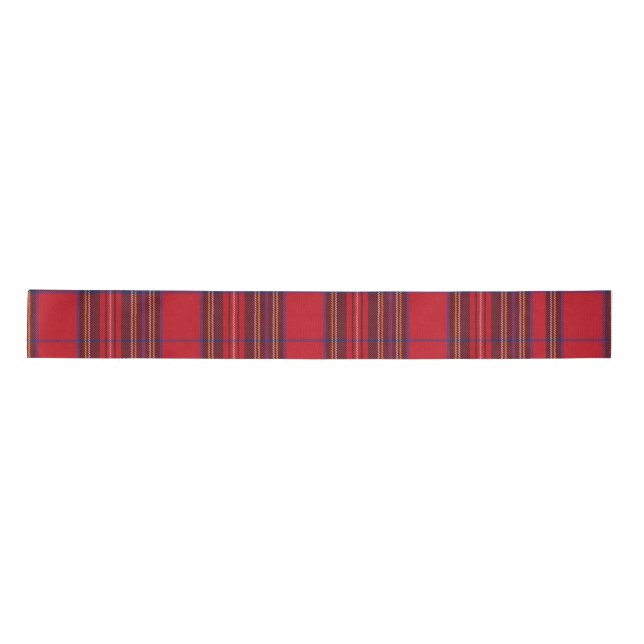 Royal Stewart Tartan Red Kariert Satinband (Vorderseite)