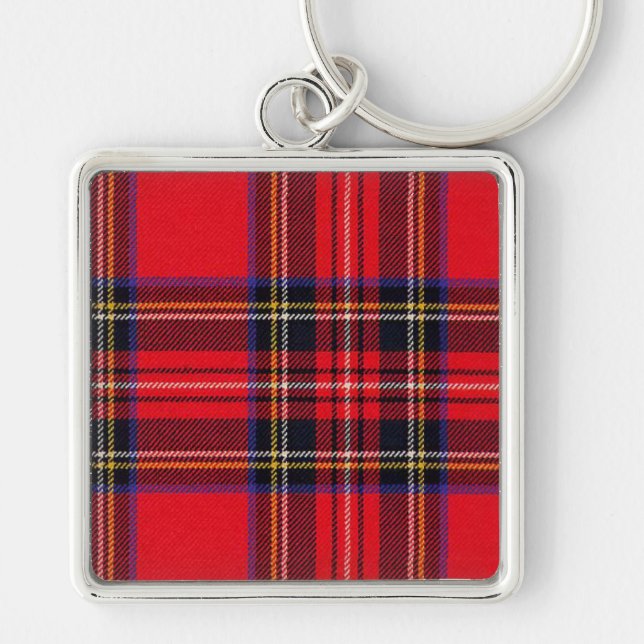 Royal Stewart tartan Red kariert Schlüsselanhänger (Vorne)