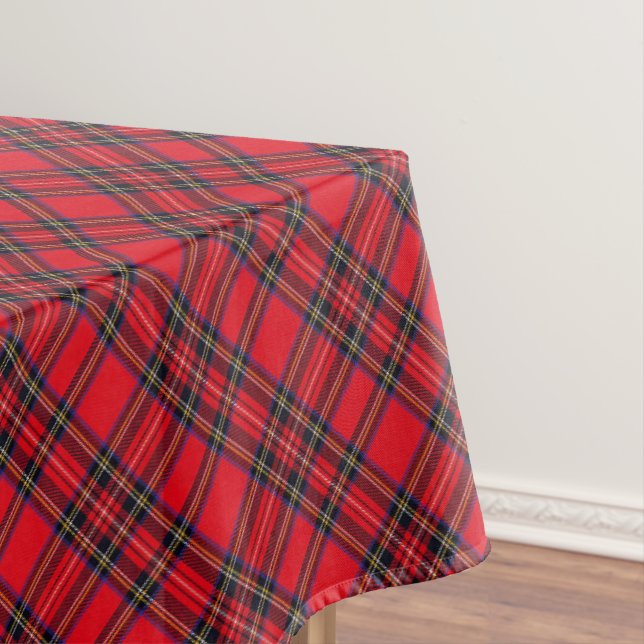 Royal Stewart tartan Red kariert Tischdecke (Beispiel)