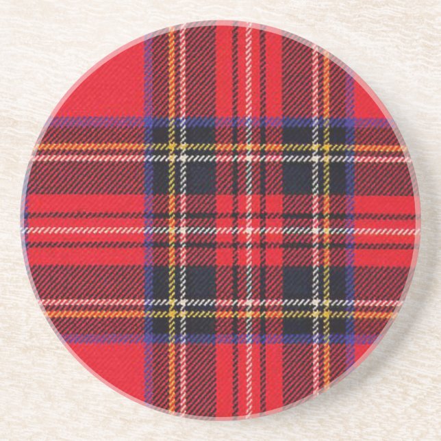 Royal Stewart tartan Red kariert Untersetzer (Vorne)