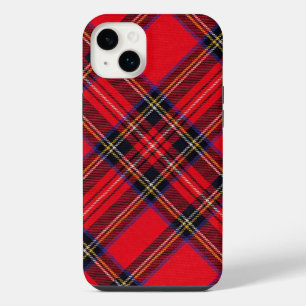 Royal Stewart Tartan rot schwarz kariert iPhone 14 Plus Hülle