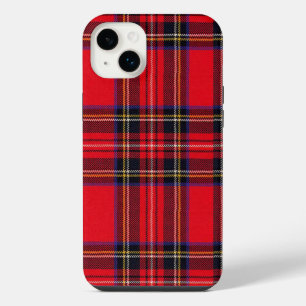 Royal Stewart Tartan rot schwarz kariert iPhone 14 Plus Hülle