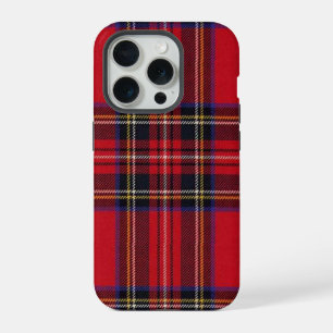 Royal Stewart Tartan rot schwarz kariert iPhone 15 Pro Hülle