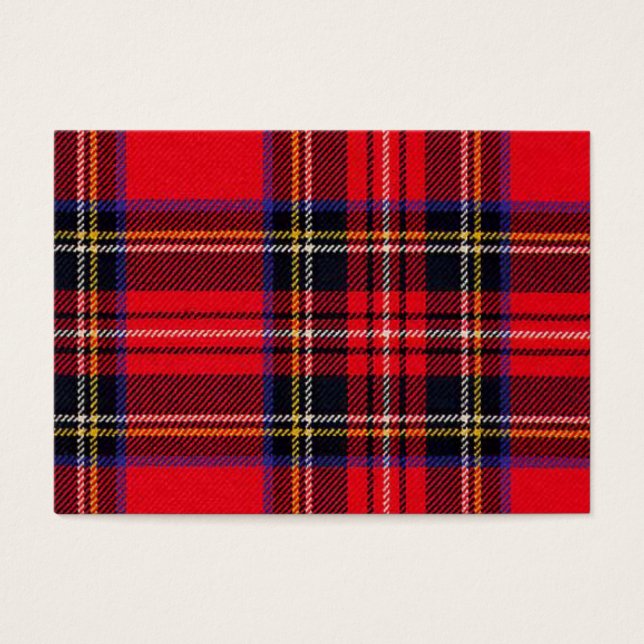 Royal Stewart tartan rouge noir plaid (Devant)
