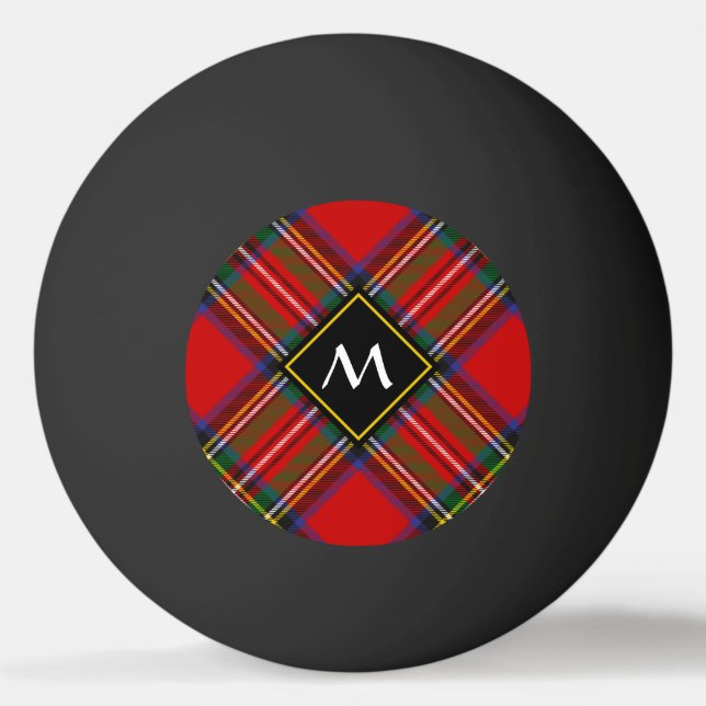 Royal Stewart Tartan Tischtennisball (Vorderseite)